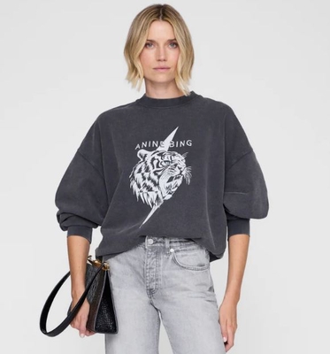 Sudadera Anine Bing Tger vintage blk